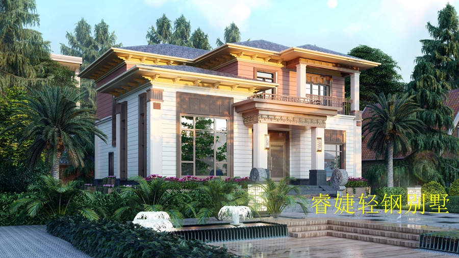 農(nóng)村建房兩層輕鋼別墅得多少錢？